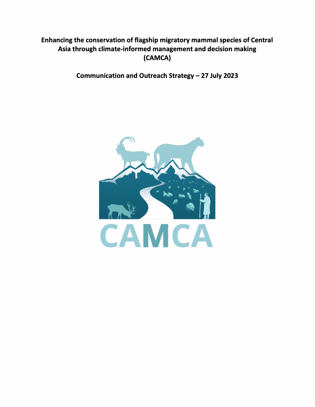CAMCA Communications Strategy