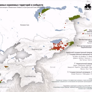 CAMCA Pilot Areas & Communities - Russian